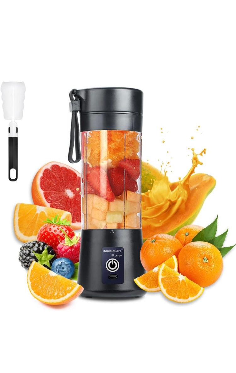 Mini Blender med Sex Blad – Bärbar Juice/Smoothiemaskin