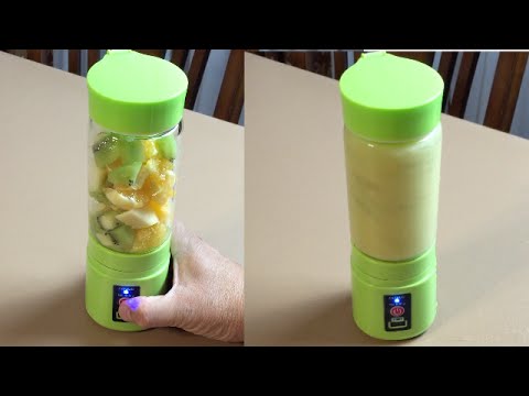 Mini Blender med Sex Blad – Bärbar Juice/Smoothiemaskin